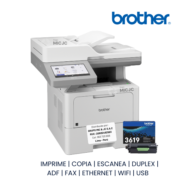 IMPRESORA MULTIFUNCIONAL BROTHER MONOCROMÁTICA LASER MFC-L5915DW