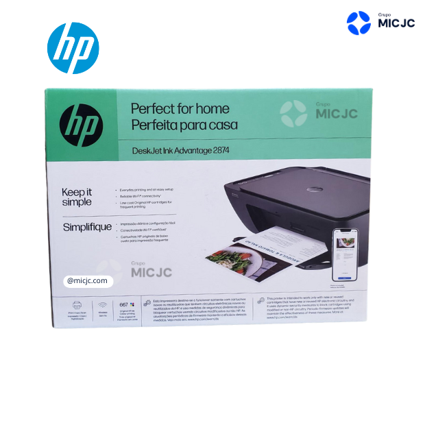 IMPRESORA MULTIFUNCIONAL HP DESK JET INK ADVANTAGE 2874 WIFI