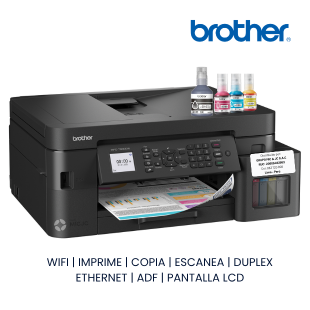 IMPRESORA MULTIFUNCIONAL BROTHER MFC-T930DW RED/DUPLEX