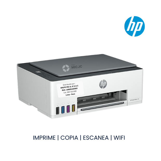 IMPRESORA MULTIFUNCIONAL HP SMART TANK 580 WIRELESS
