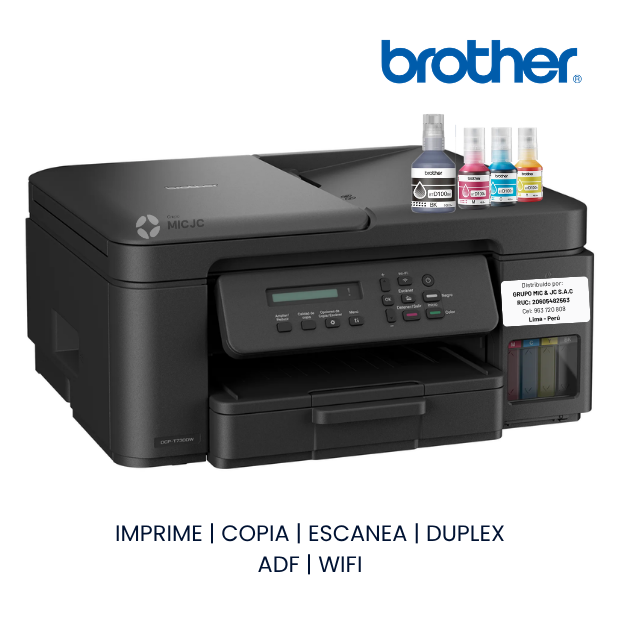 IMPRESORA MULTIFUNCIONAL BROTHER DCP-T730DW ADF/ DUPLEX