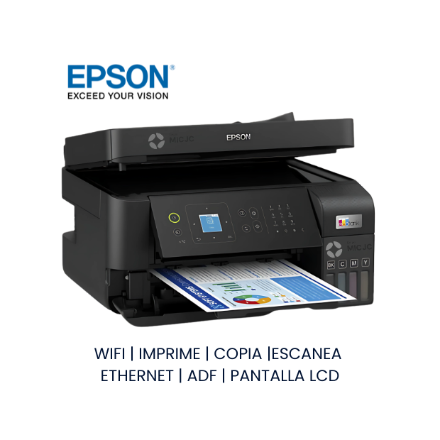 IMPRESORA MULTIFUNCIONAL EPSON L5590 WIFI ETHERNET FAX- ADF
