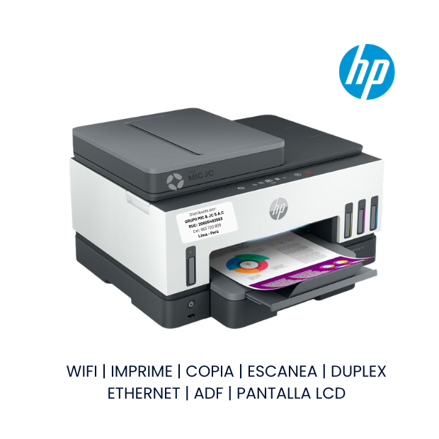 IMPRESORA MULTIFUNCIONAL HP SMART TANK 790 WIFI/BT/ETH