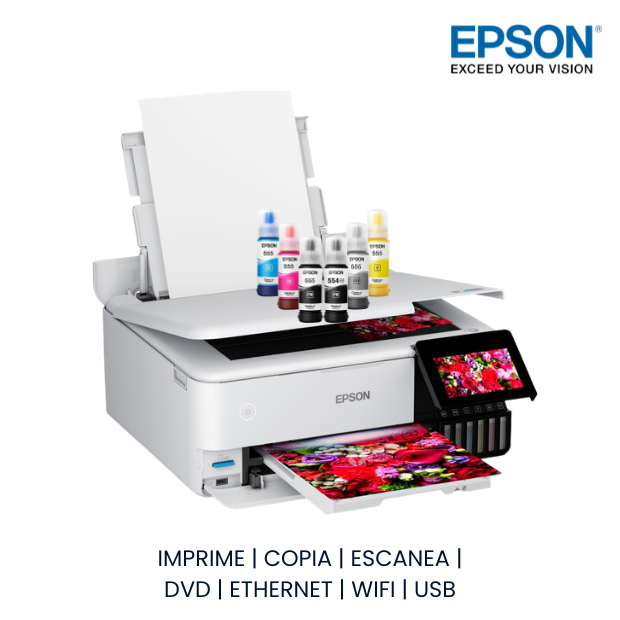 IMPRESORA MULTIFUNCIONAL FOTOGRÁFICA ESPON ECOTANK L8160